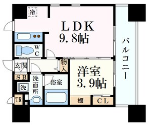 アーバネックス神戸水木通の物件間取画像